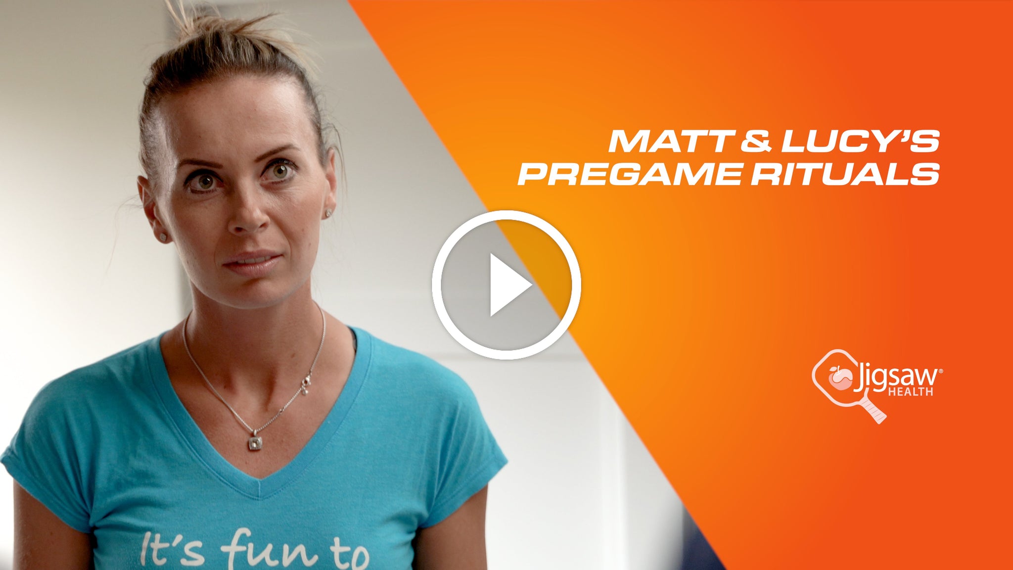 Matt & Lucy's Pregame Rituals | We Love Pickleball, Too.