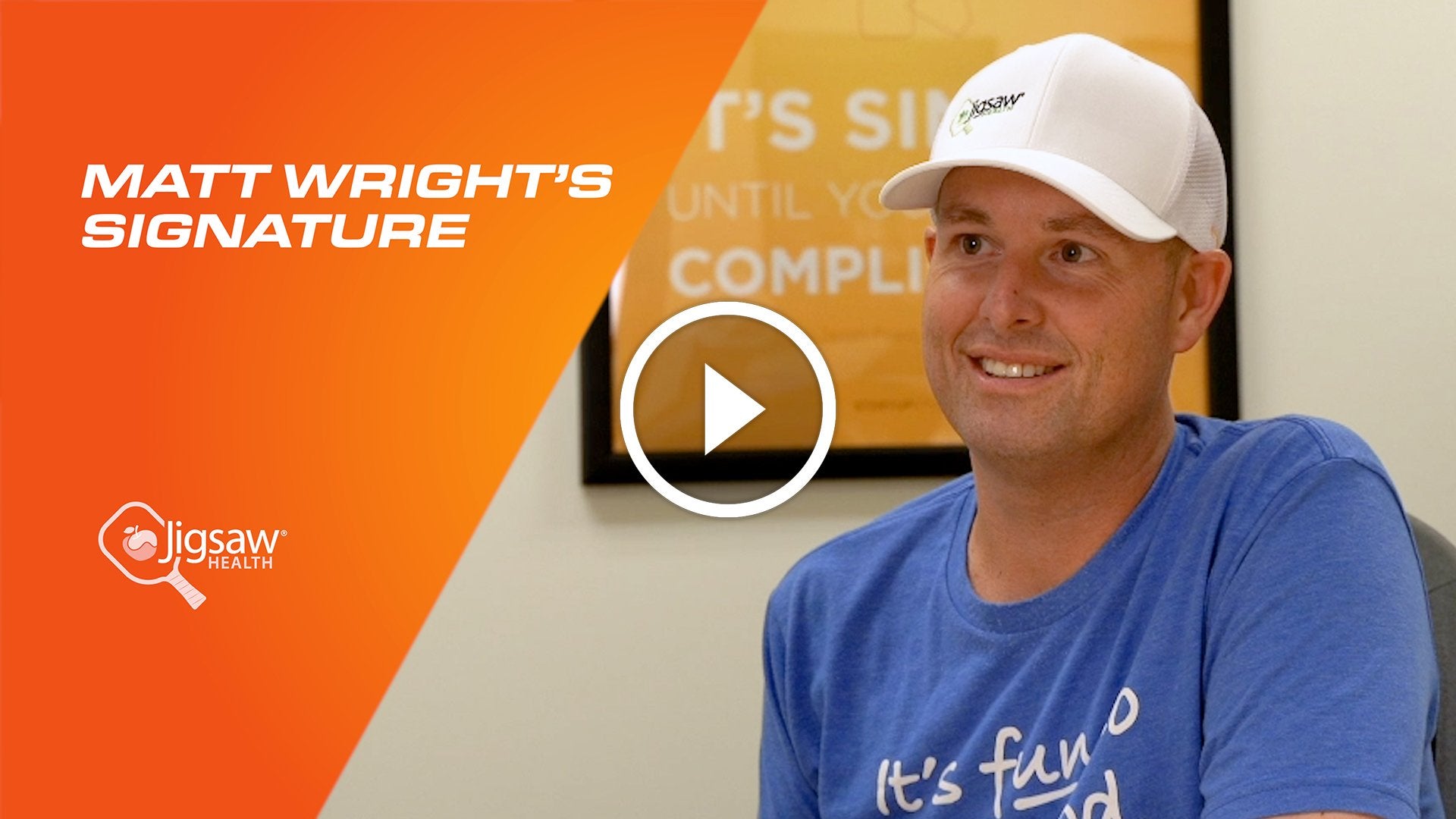 Matt Wright's Signature | We Love Pickleball, Too.