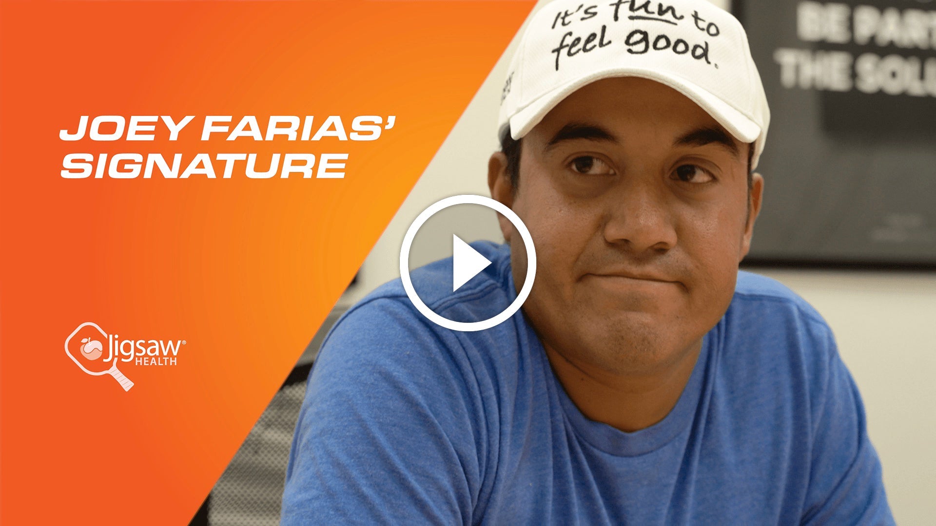 Joey Farias' Signature | We Love Pickleball, Too