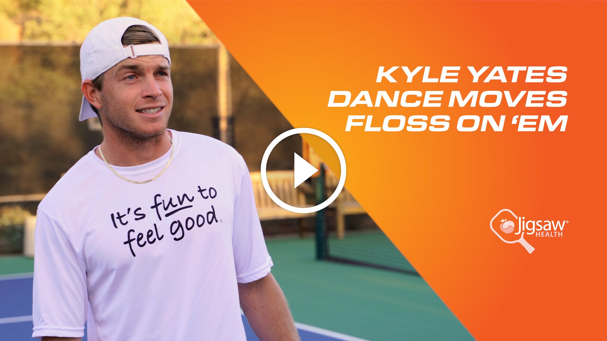 Kyle Yates Dance Moves; Floss On 'Em | We Love Pickleball, Too