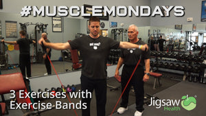 3 Exercises with Exercise Bands | #MuscleMonday