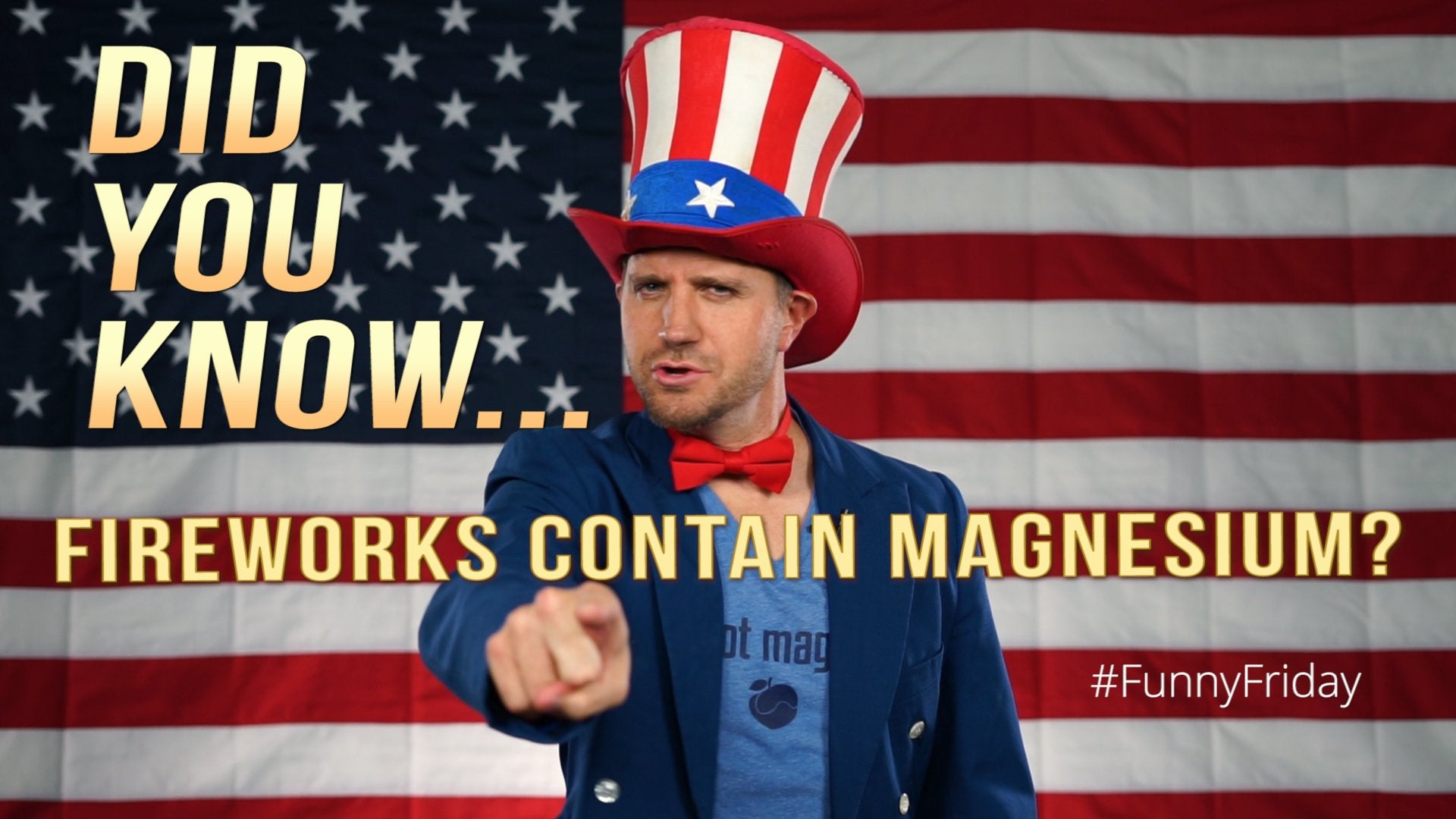 Did You Know Fireworks Contain Magnesium? | #FunnyFriday