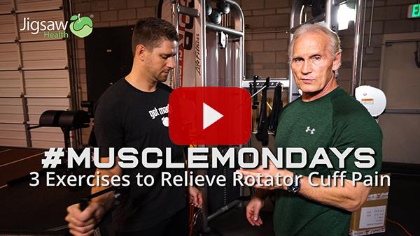 3 Exercises to Reduce Rotator Cuff Pain | #MuscleMonday