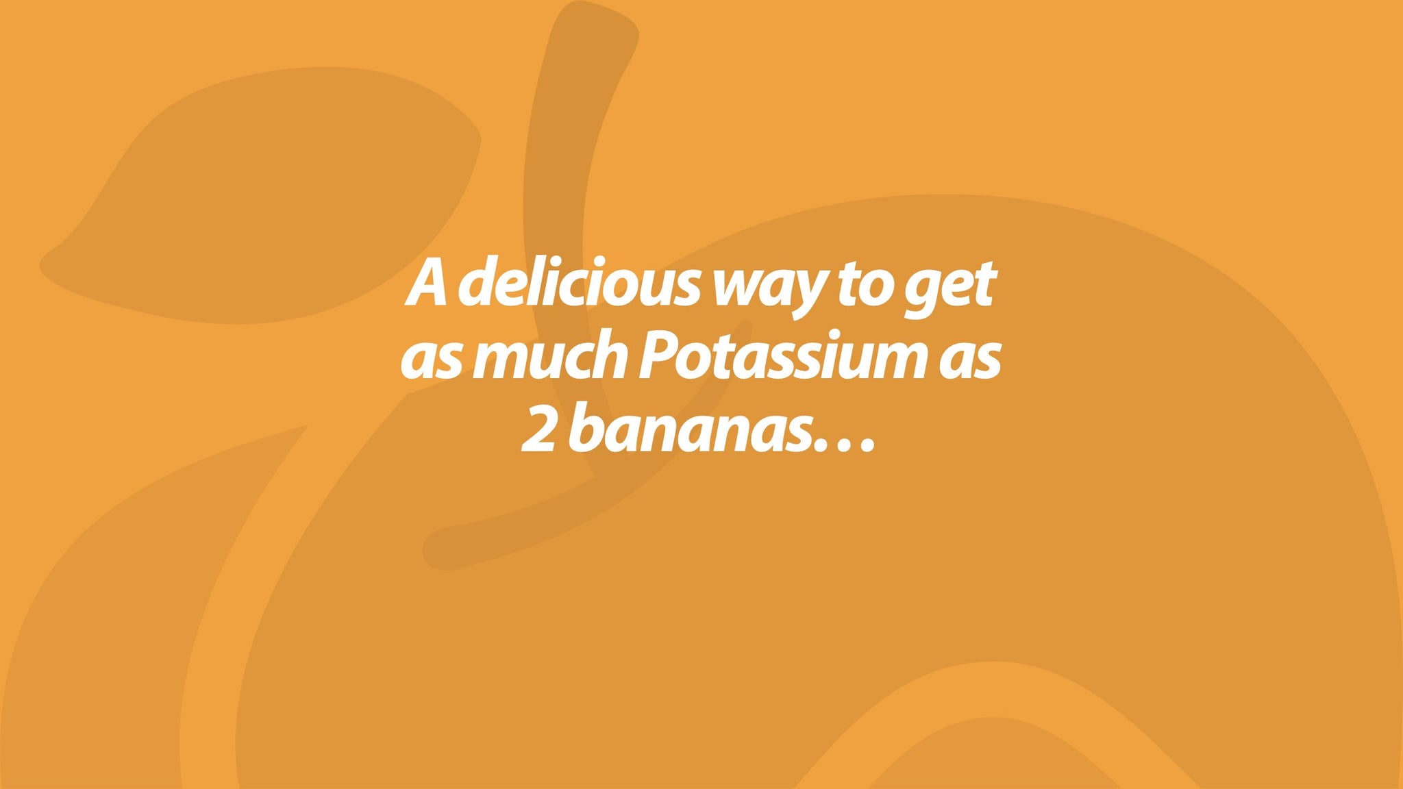 A delicious way to get as much Potassium as 2 bananas…