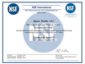 Jigsaw receives NSF Certified For Sport