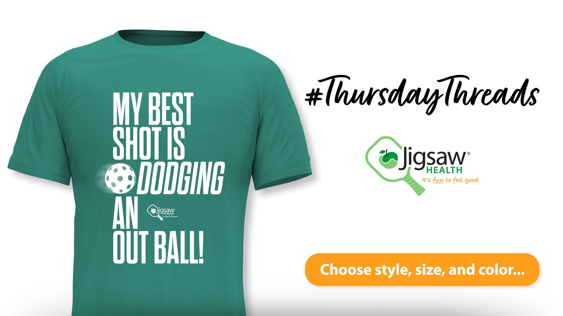 My Best Shot is Dodging an Out Ball! #ThursdayThreads