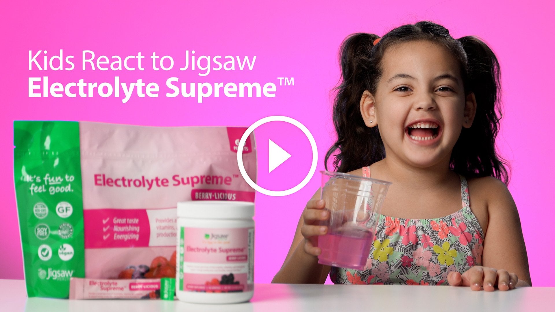 Kids React to Jigsaw Electrolyte Supreme™ | #FunnyFriday