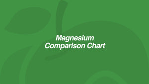 Magnesium Comparison Chart