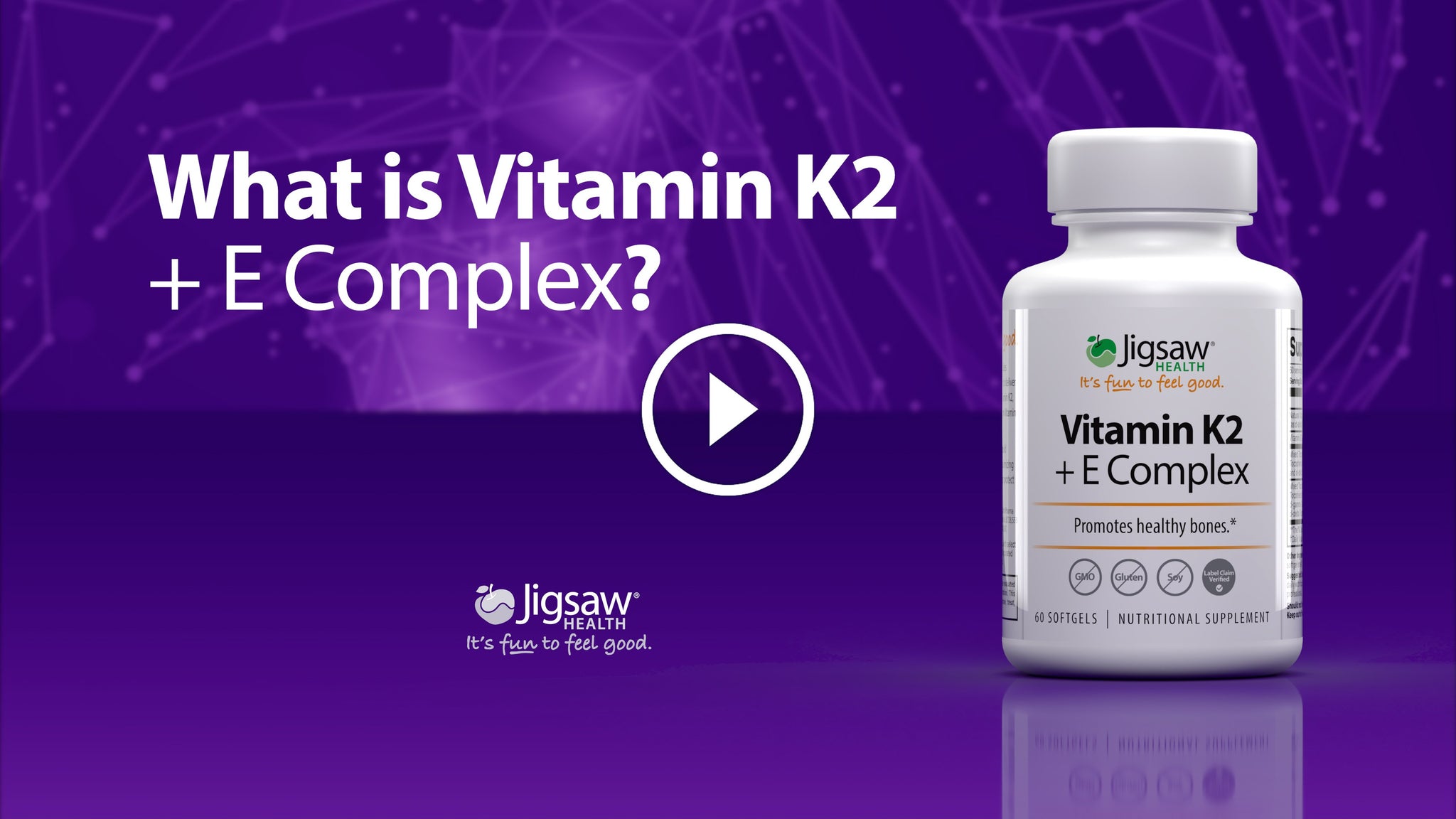 Vitamin K2 + E Complex by Jigsaw Health